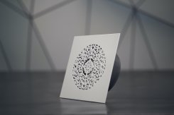 Anemostat dekoracyjny kwadratowy Ø100 Kwiaty