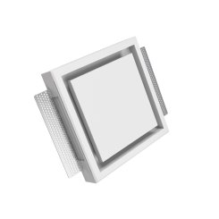 Bezramkowy anemostat Ergovent KVADRO 100 mm – gipsowy