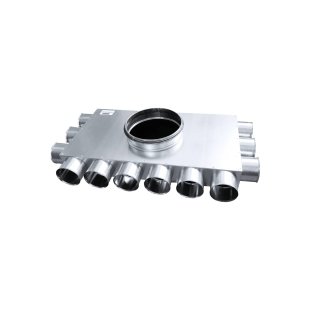 Rozdzielacz kątowy Premium Ø160/12×75 – izolowany K-FLEX #1