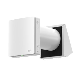 Rekuperator ścienny Zen Air Sereno 60 m³/h ultracichy z grzałką na zimę #1